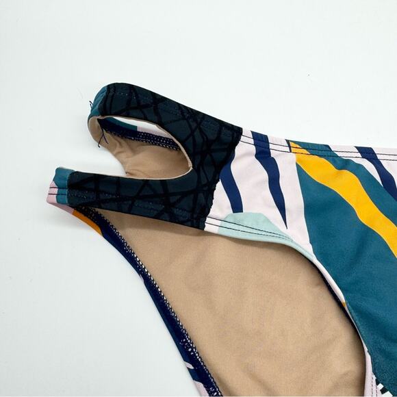Sensi Graves Elise Tropical Bikini Bottoms Fun in The Sun Tropicana Print Size L - Picture 5 of 9